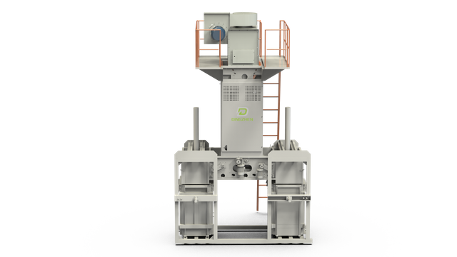 Máquina enfardadeira automática de algodão com cintas de alta capacidade